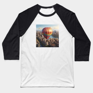 Air Balloon Sky Vintage Travelling Aircraft Since Baseball T-Shirt